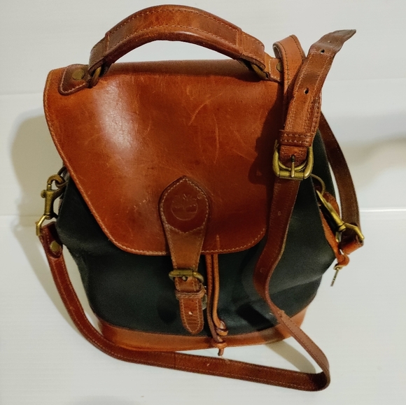 Vintage RARE Auth Timberland Nubuck and Leather bag. - Picture 5 of 14